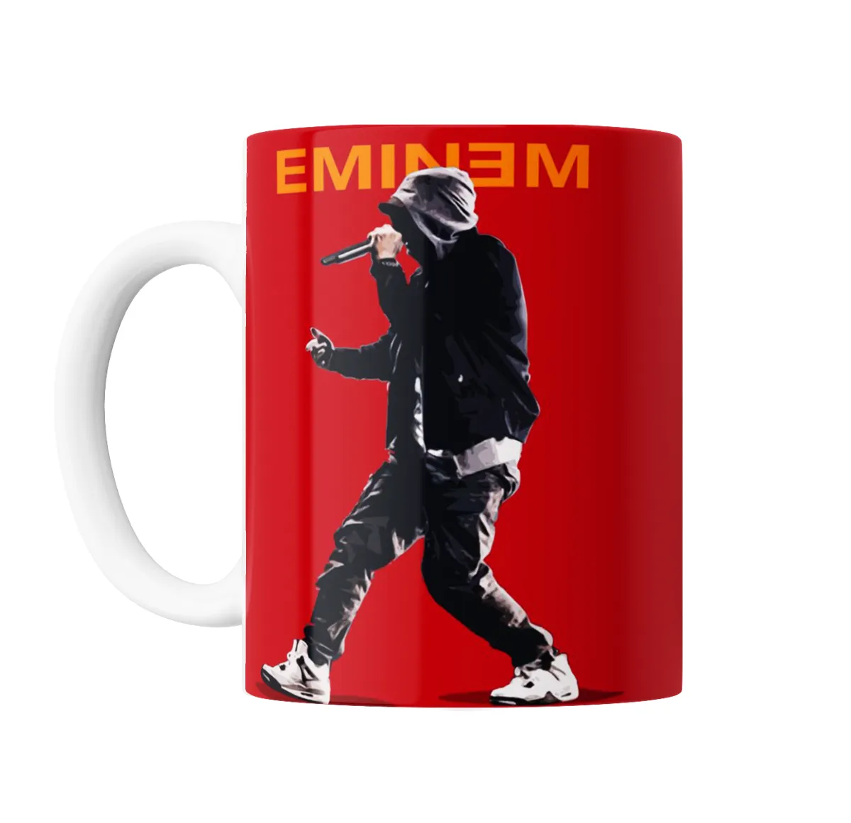 Taza de Cerámica Eminem Rapero con Capucha en Escenario - vista 2