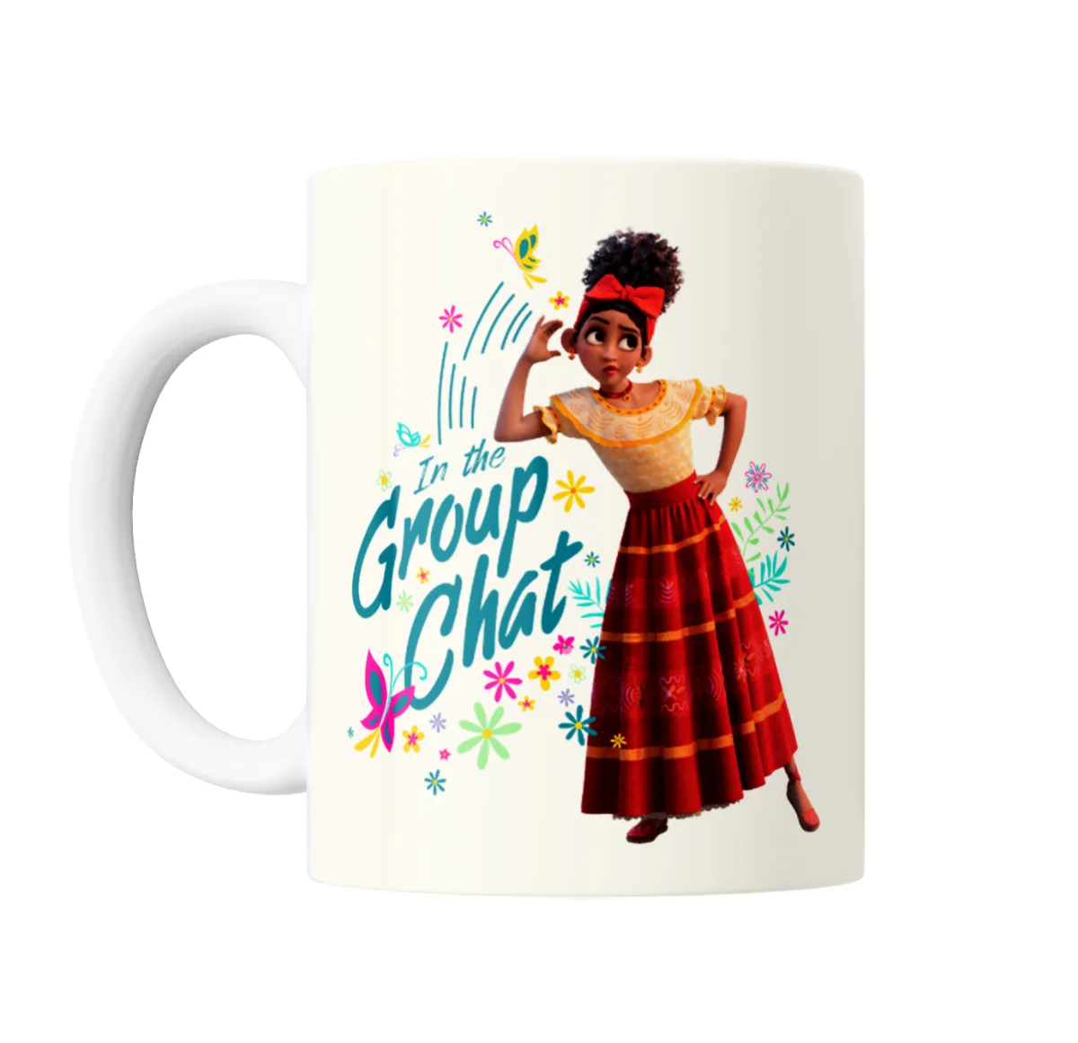Taza de Cerámica Encanto Luisa In the Group Chat - vista 2