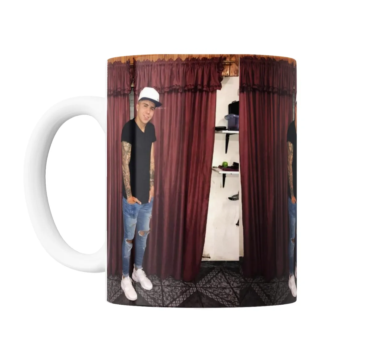 Taza de Cerámica Enzo Fernández Foto Personalizada - vista 2