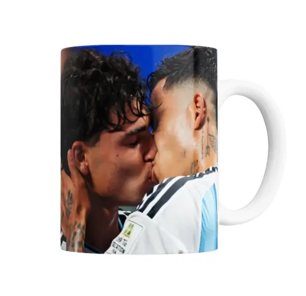 Taza de Cerámica Enzo Fernández y Julián Álvarez Selección Argentina