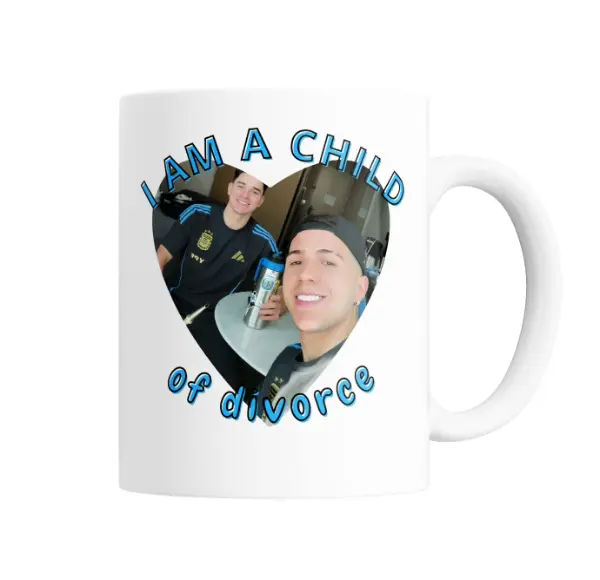 Taza de Cerámica Enzo Fernández y Julián Alvarez Child of Divorce