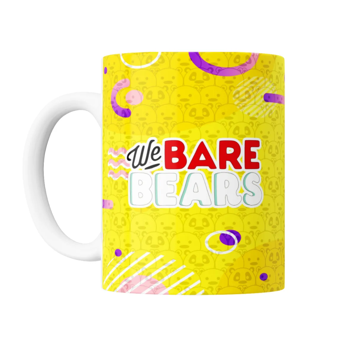 Taza de Cerámica Osos Escandalosos Oso Blanco Oso Pardo y Panda - vista 2