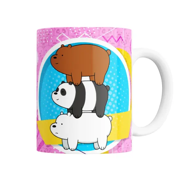 Taza de Cerámica Osos Escandalosos Torre de Osos