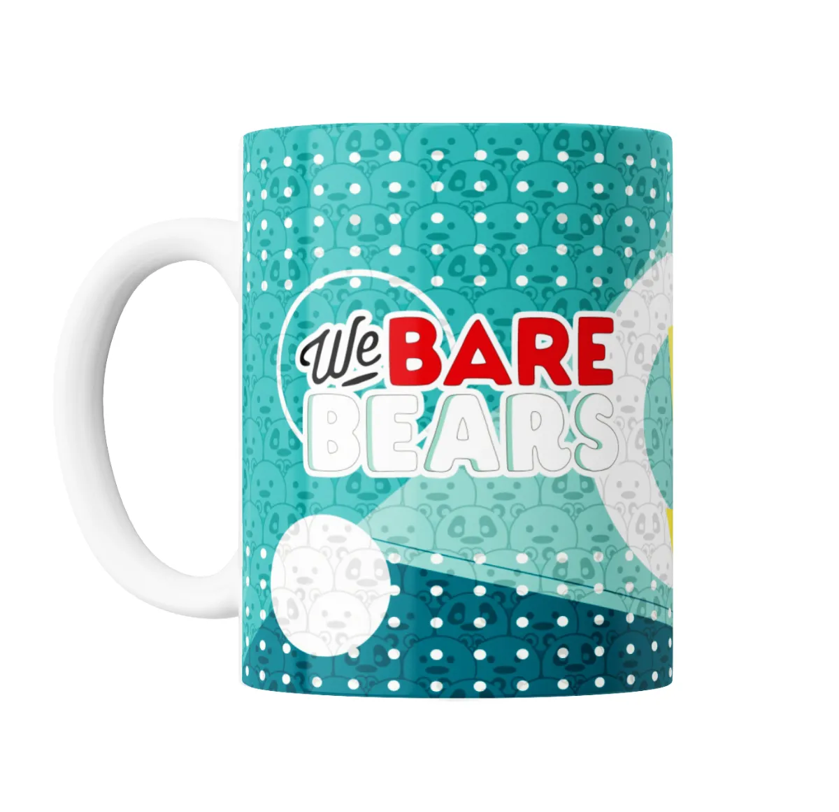 Taza de Cerámica Osos Escandalosos Oso Panda Enojado - vista 2