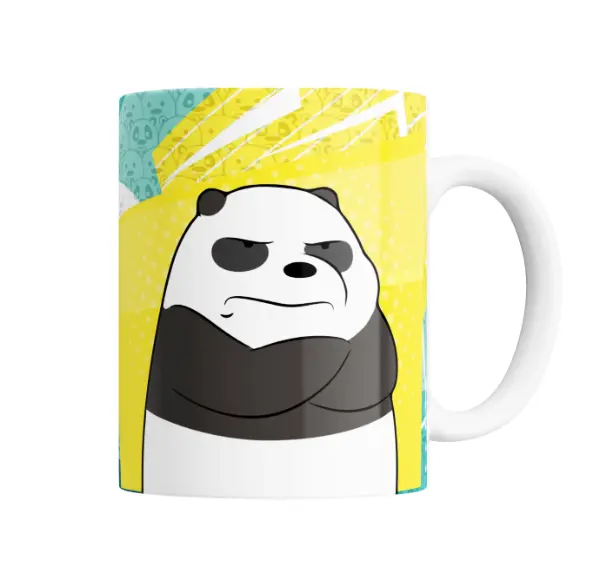 Taza de Cerámica Osos Escandalosos Oso Panda Enojado