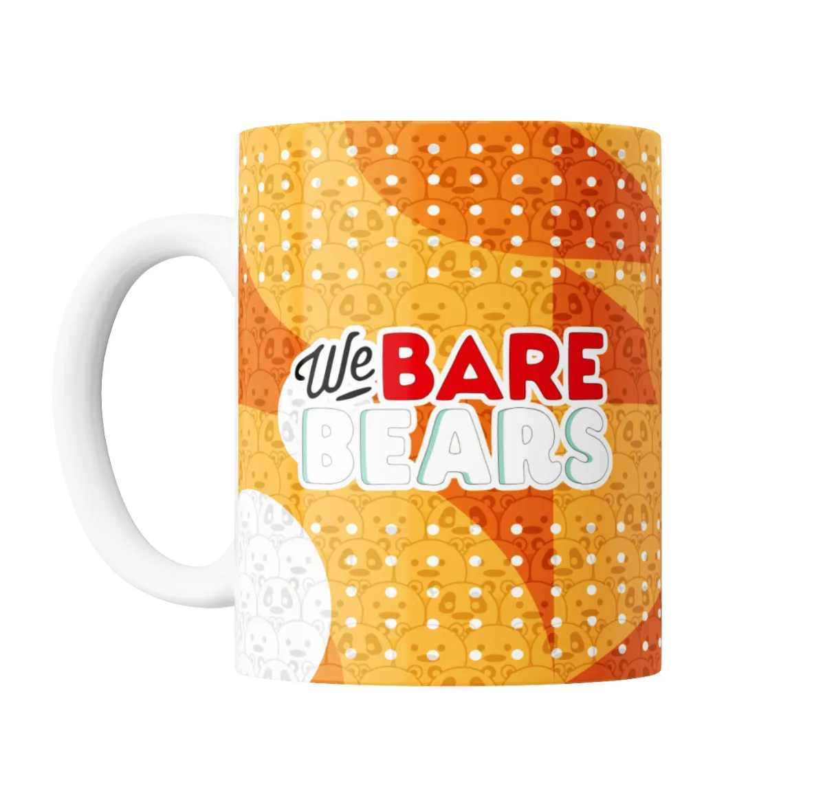 Taza de Cerámica Osos Escandalosos Panda con Gatos - vista 2
