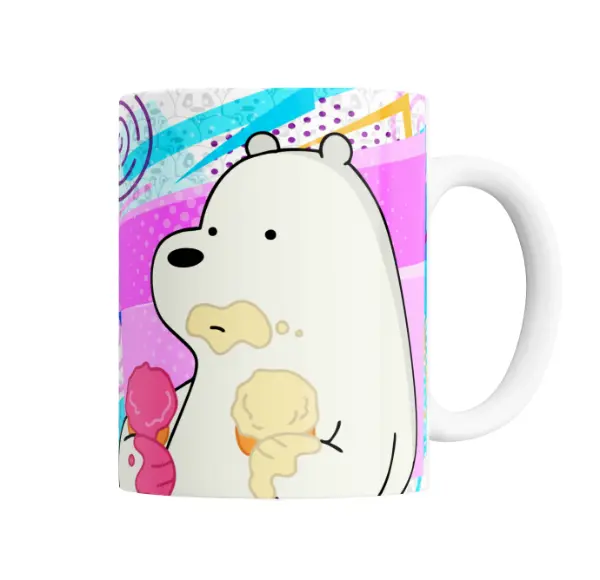 Taza de Cerámica Osos Escandalosos Oso Polar Ice Bear