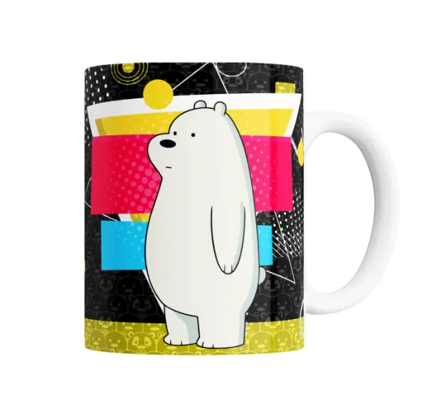 Taza de Cerámica Osos Escandalosos Oso Polar
