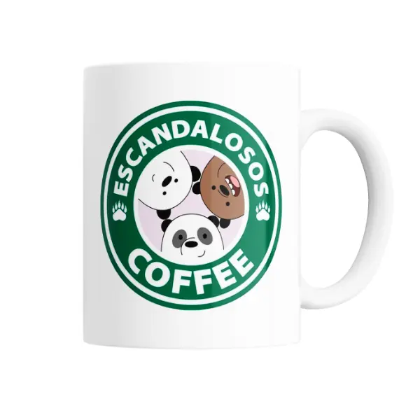 Taza de Cerámica Osos Escandalosos Coffee