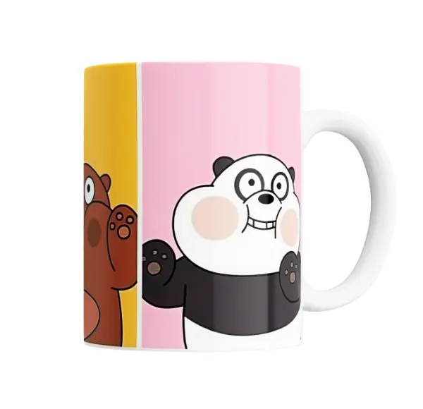 Taza de Cerámica Osos Escandalosos Grizzly
