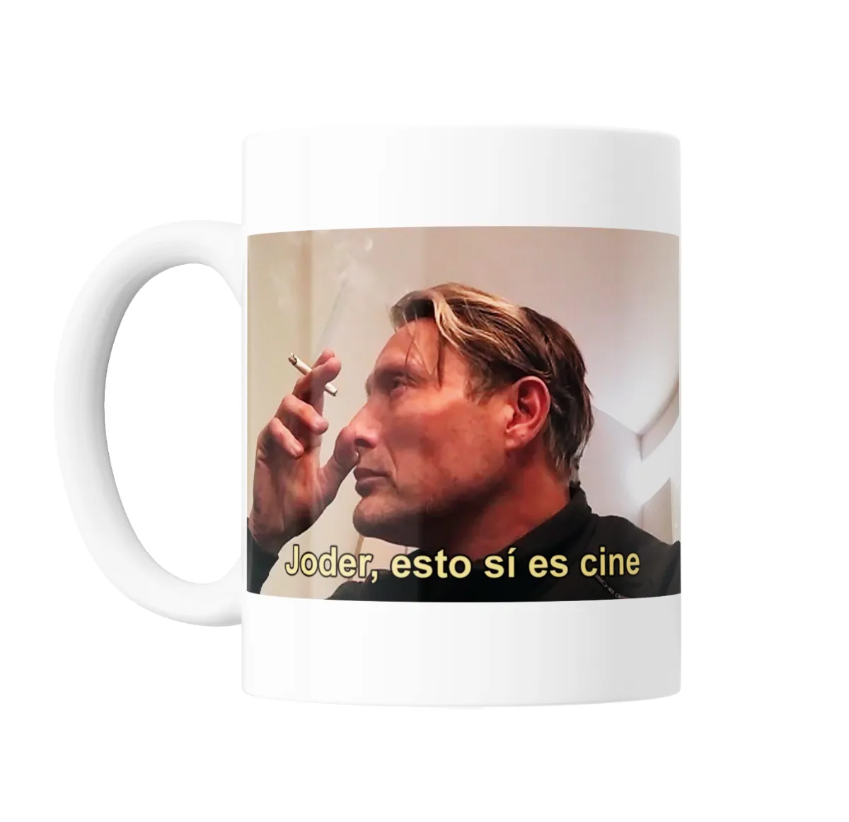 Taza de Cerámica Joder Esto Sí Es Cine Meme - vista 2