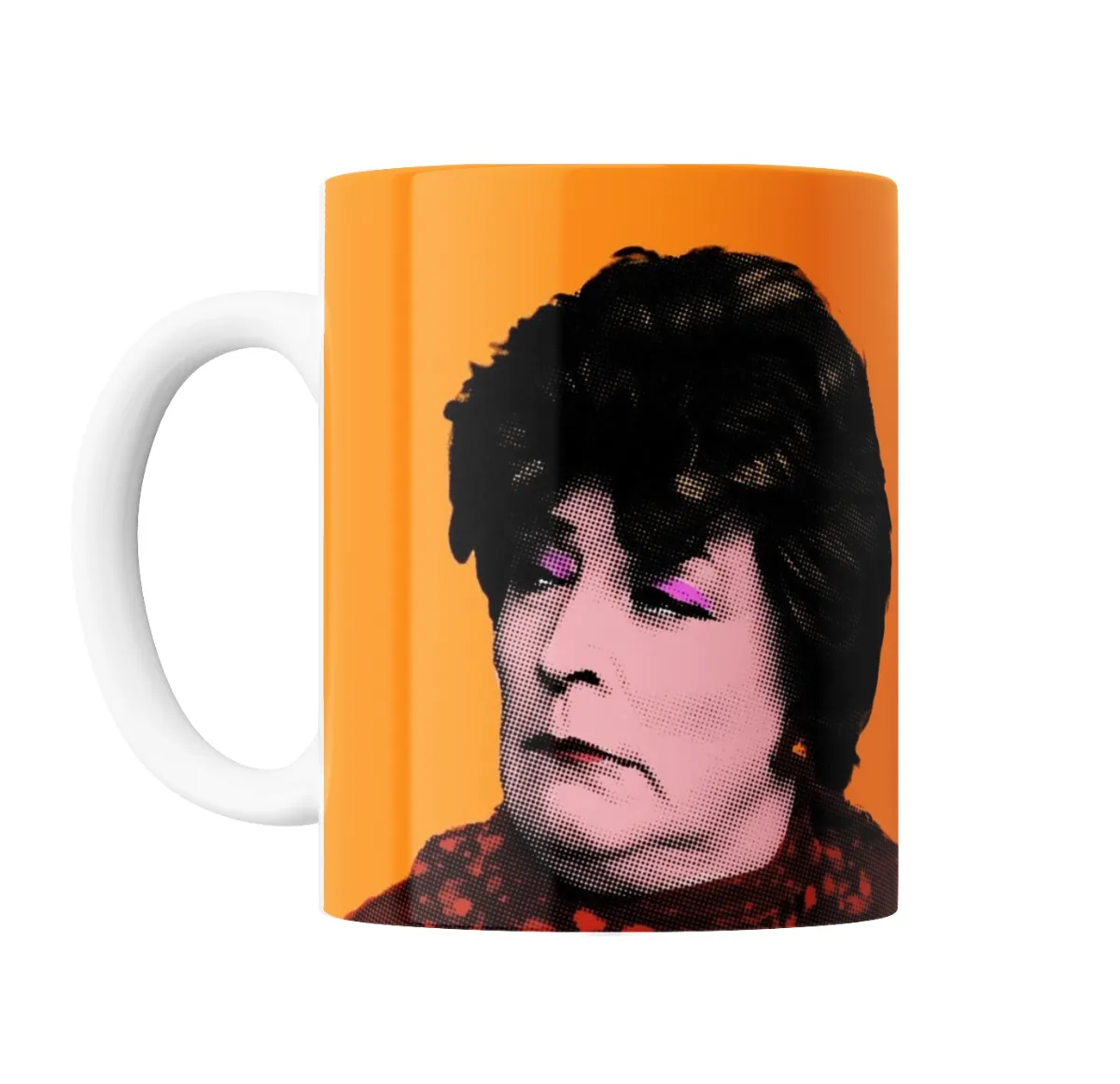 Taza de Cerámica Esperando La Carroza Retrato Pop Art - vista 2