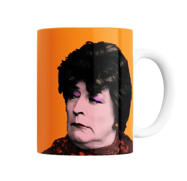 Taza de Cerámica Esperando La Carroza Retrato Pop Art