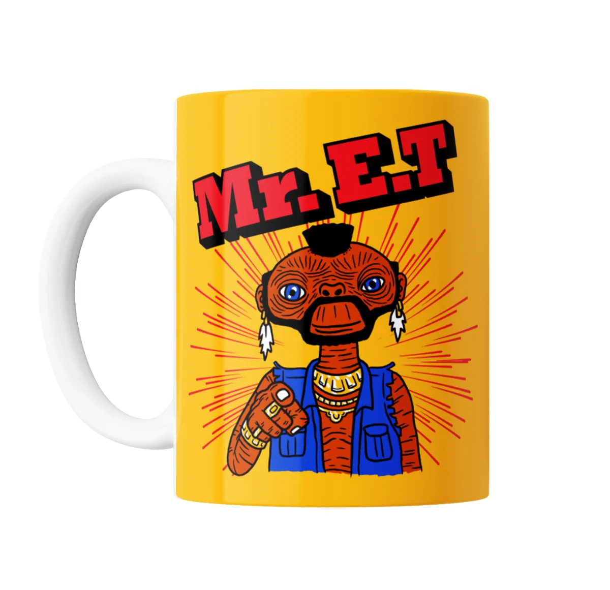 Taza de Cerámica ET Mr. E.T Punk con Chaleco - vista 2