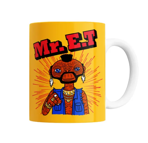 Taza de Cerámica ET Mr. E.T Punk con Chaleco