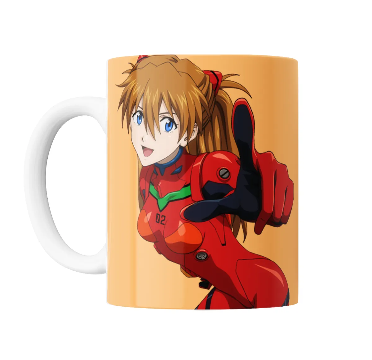 Taza de Cerámica Evangelion Asuka Langley con Plug Suit - vista 2