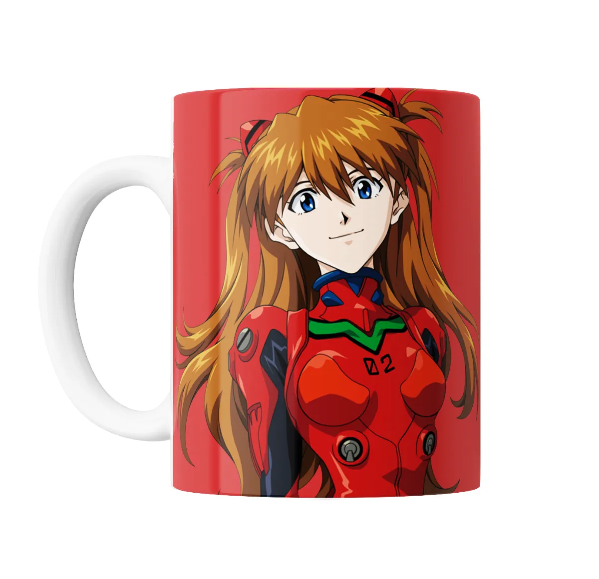 Taza de Cerámica Evangelion Asuka Langley Plugsuit - vista 2