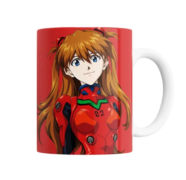Taza de Cerámica Evangelion Asuka Langley Plugsuit