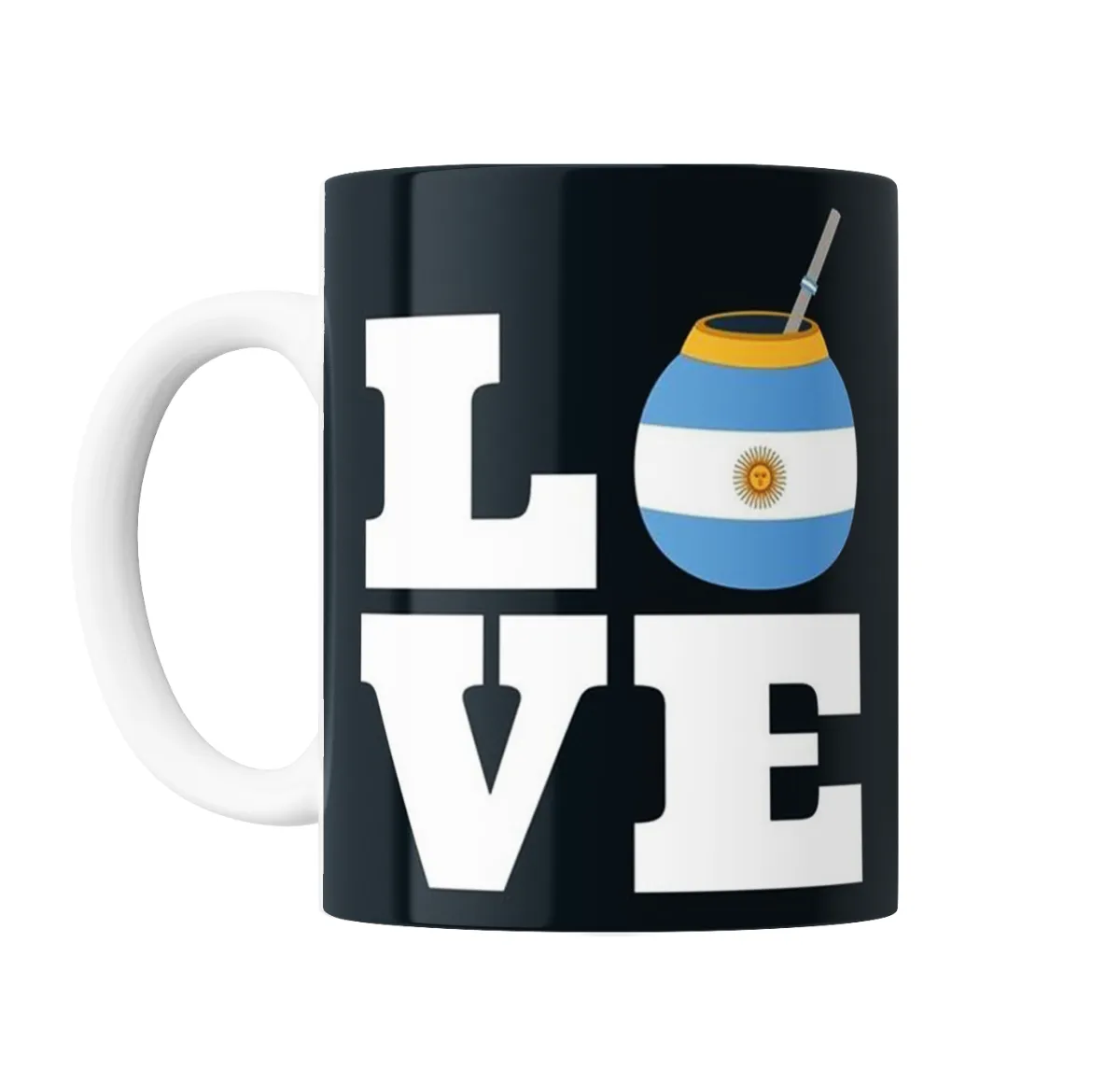 Taza de Cerámica Argentina LOVE Mate - vista 2