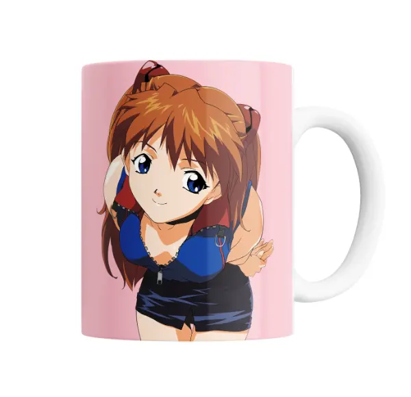 Taza de Cerámica Evangelion Asuka Langley