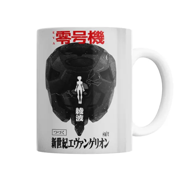 Taza de Cerámica Evangelion Unidad 00 Rei Ayanami