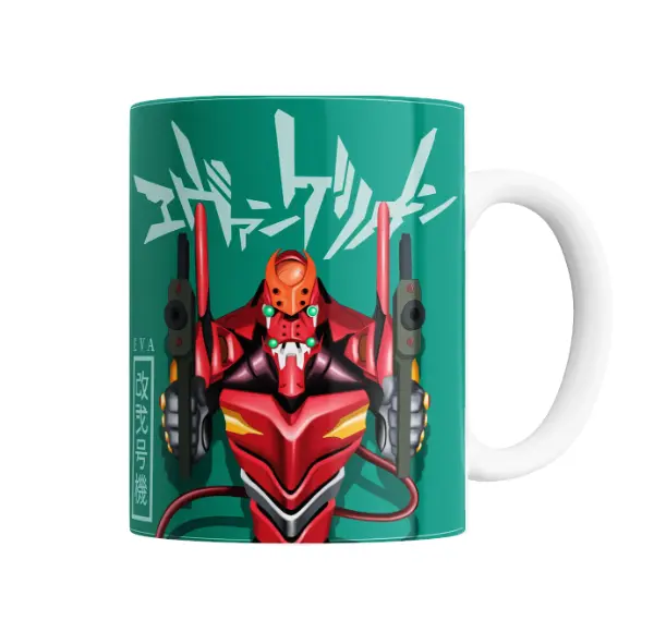 Taza de Cerámica Evangelion Unidad 02 Modo Berserk