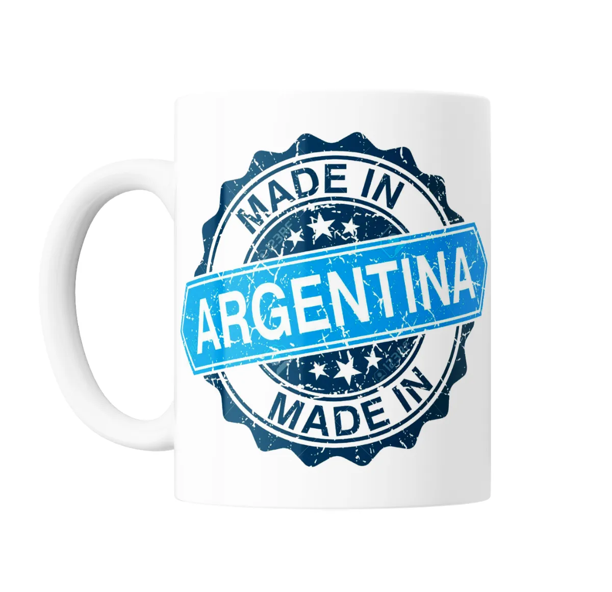 Taza de Cerámica Made in Argentina Sello Azul - vista 2
