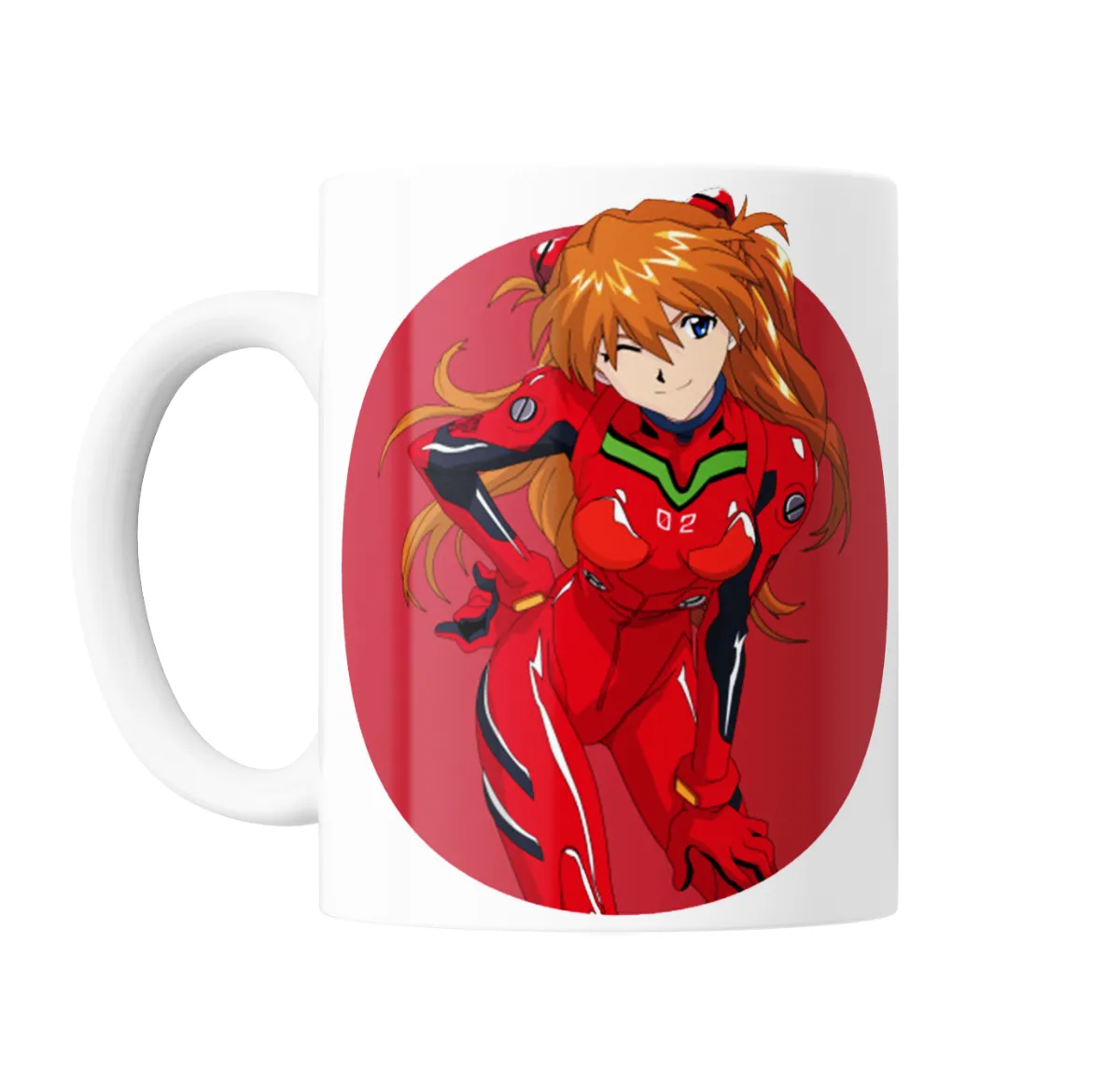 Taza de Cerámica Evangelion Asuka Langley Plugsuit - vista 2