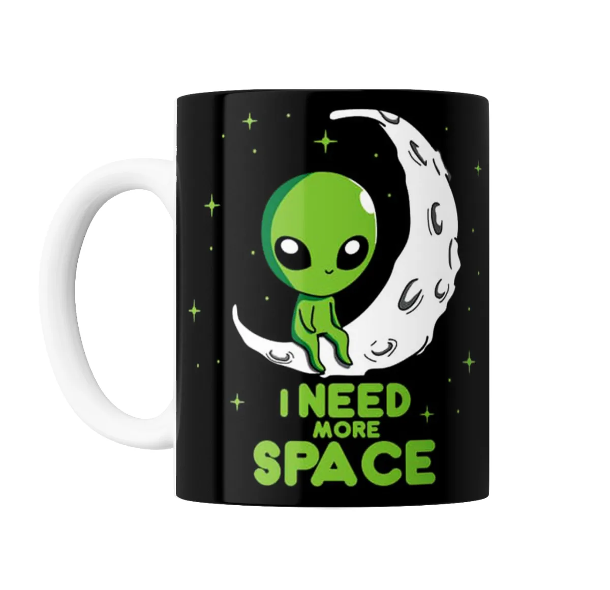 Taza de Cerámica Extraterrestre I Need More Space - vista 2
