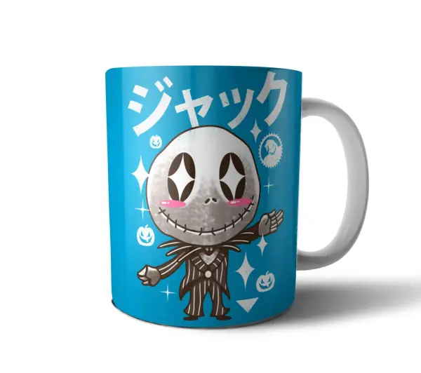Taza de Cerámica Extraño Mundo de Jack Jack Skellington Estilo Kawaii