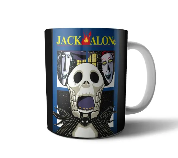 Taza de Cerámica Extraño Mundo de Jack Jack Alone