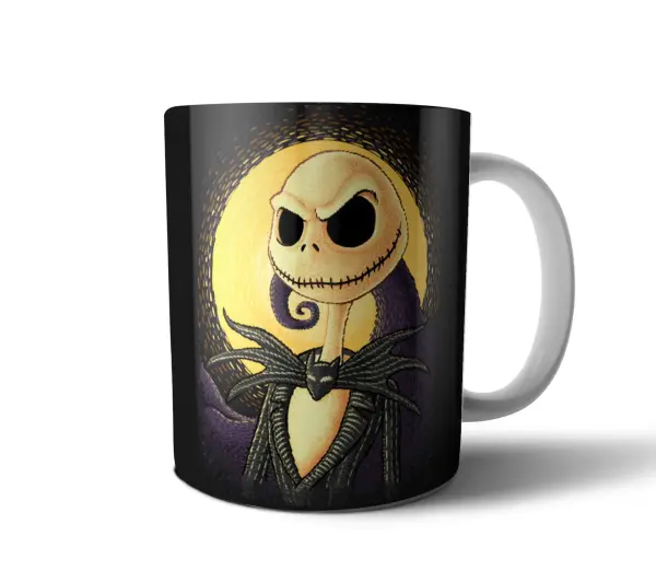 Taza de Cerámica Extraño Mundo de Jack Jack Skellington Luna