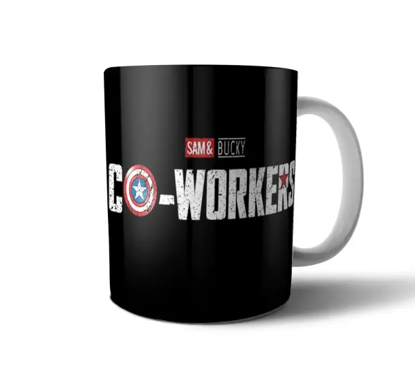 Taza de Cerámica Falcon and the Winter Soldier Sam y Bucky Co-Workers
