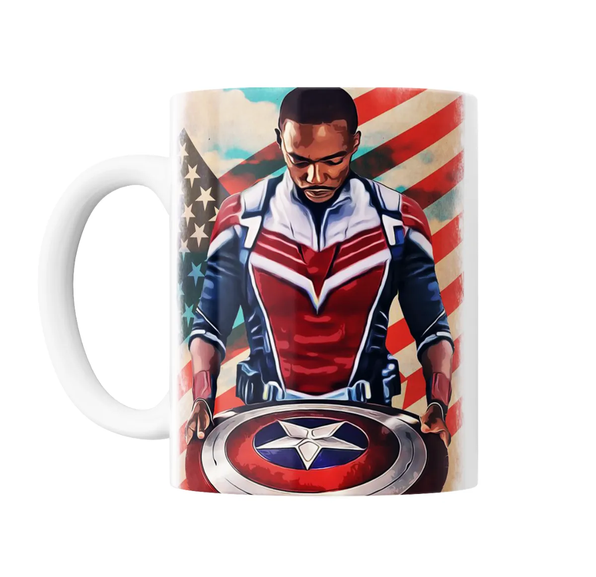 Taza de Cerámica Falcon and The Winter Soldier Capitán América Sam Wilson - vista 2
