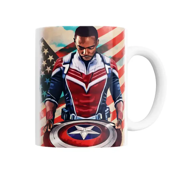Taza de Cerámica Falcon and The Winter Soldier Capitán América Sam Wilson