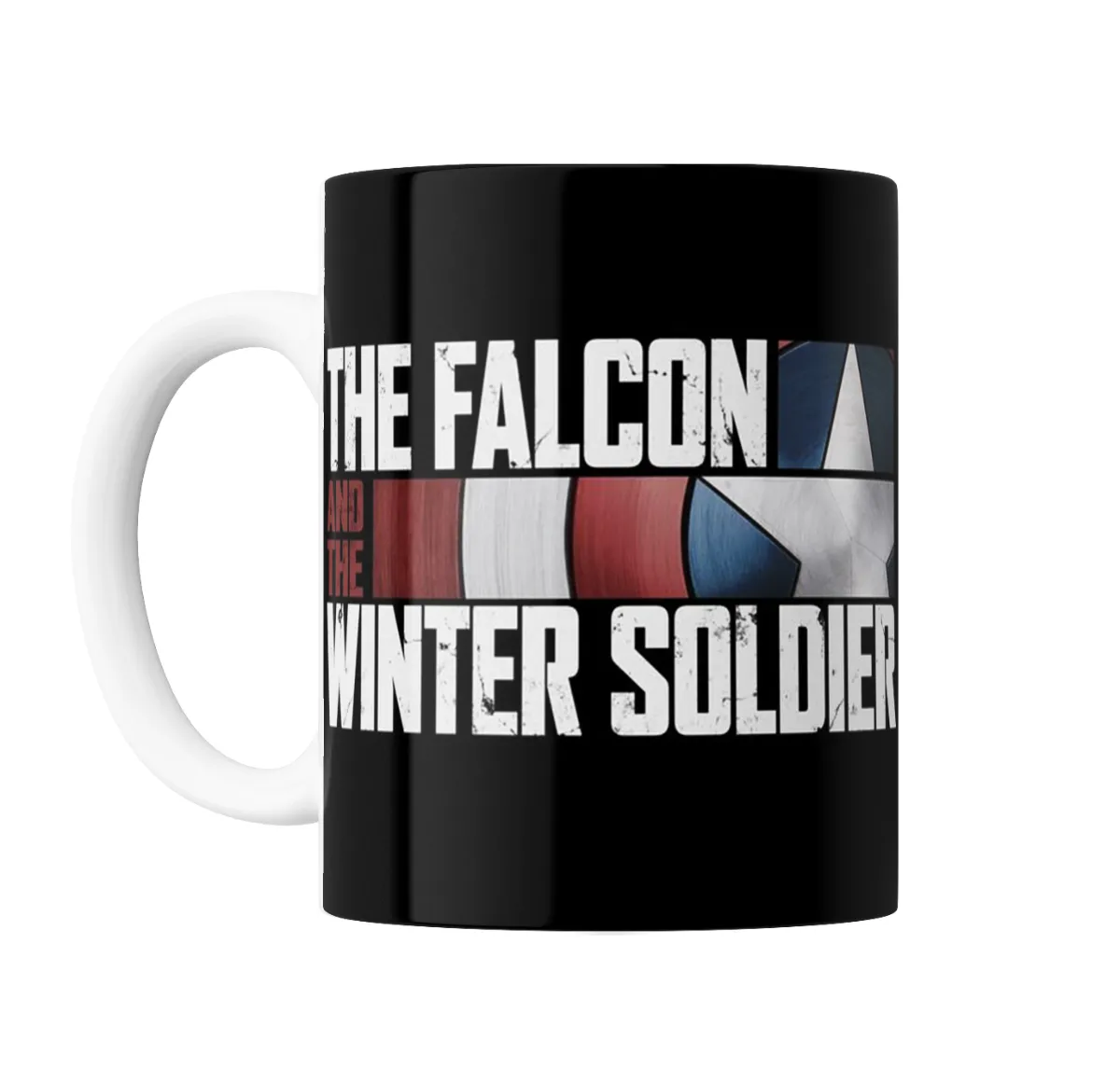 Taza de Cerámica The Falcon and the Winter Soldier Logo Escudo - vista 2