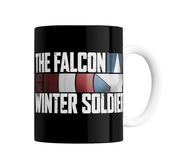 Taza de Cerámica The Falcon and the Winter Soldier Logo Escudo
