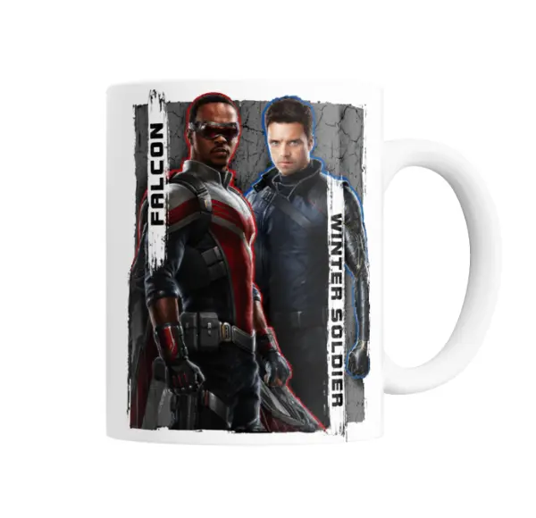 Taza de Cerámica Falcon y The Winter Soldier