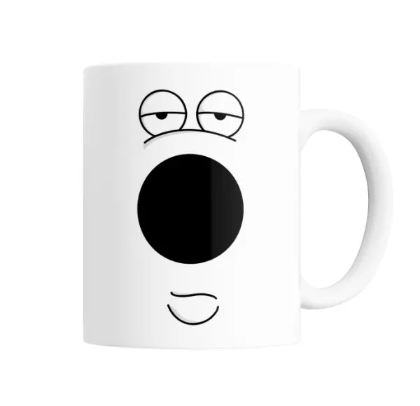Taza de Cerámica Family Guy Brian Griffin Cara