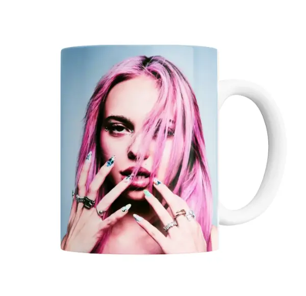 Taza de Cerámica Adela Pelo Rosa
