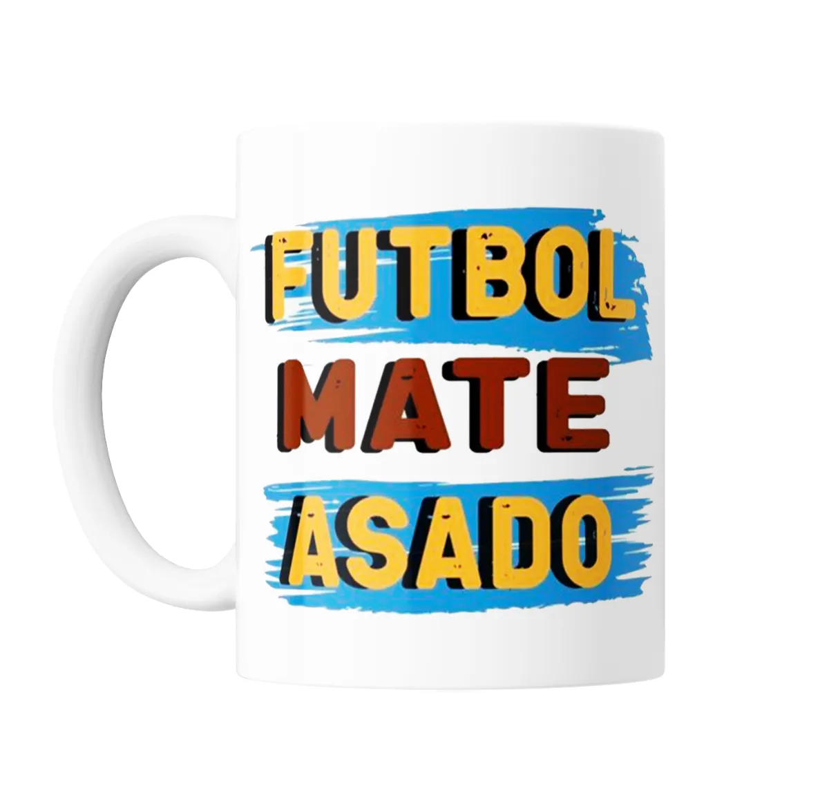 Taza de Cerámica Fútbol Mate Asado - vista 2