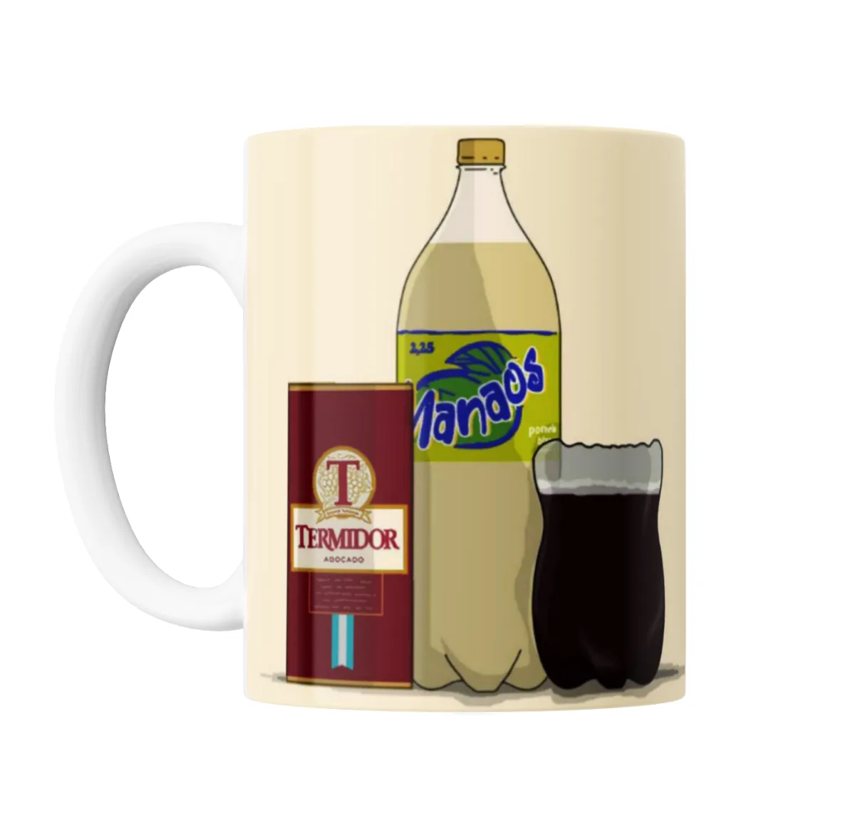 Taza de Cerámica Fantino Termidor con Manaos - vista 2