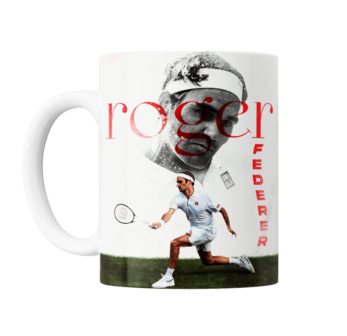 Taza de Cerámica Roger Federer Tenis Clásico - vista 2