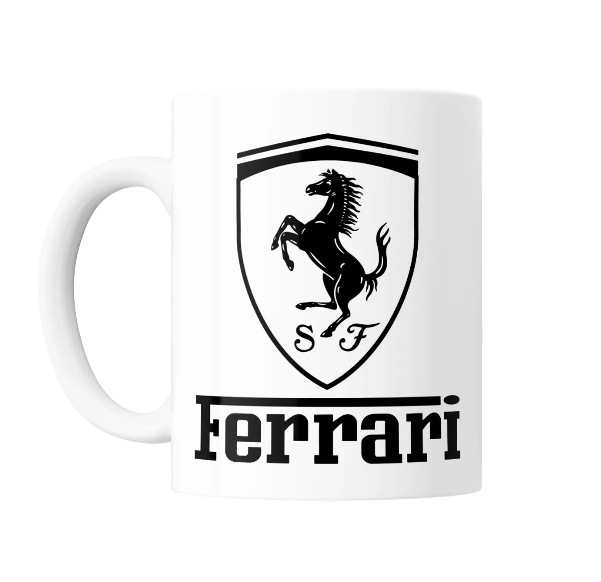 Taza de Cerámica Ferrari Escudo Caballo Negro - vista 2