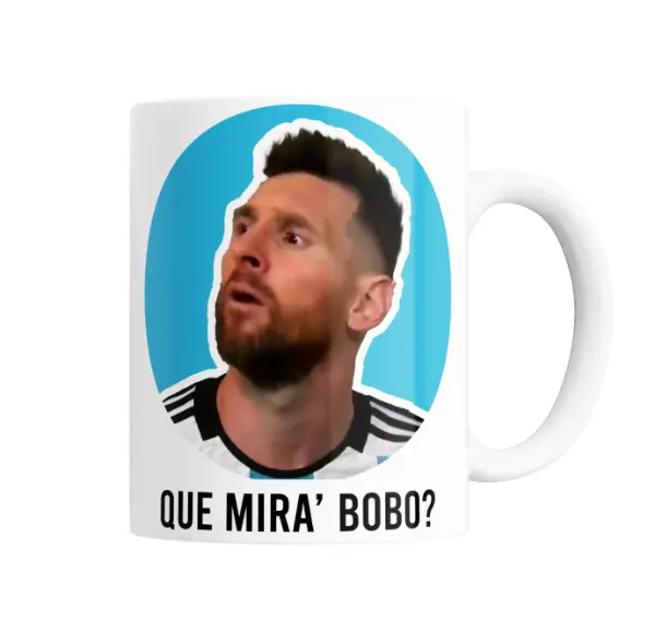 Taza de Cerámica Lionel Messi Anda Pa' Alla Bobo