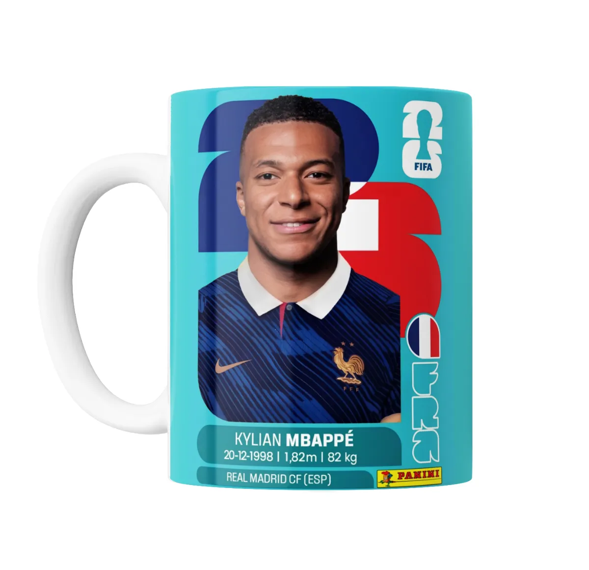 Taza de Cerámica Figurita Mundial 2026 Kylian Mbappé - vista 2