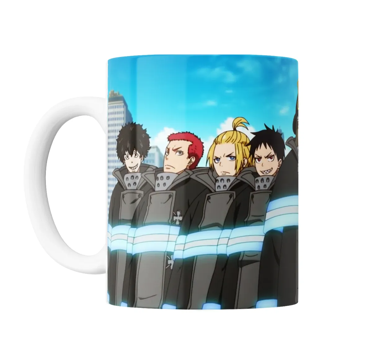 Taza de Cerámica Fire Force Escuadrón 8 Tokio - vista 2