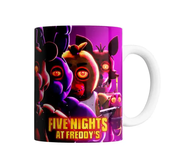 Taza de Cerámica Five Nights at Freddy's Freddy Chica Foxy Bonnie