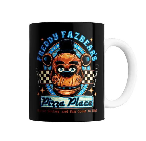Taza de Cerámica Five Nights at Freddys Freddy Fazbear's Pizza Place