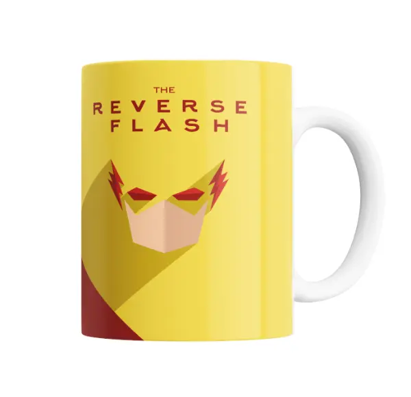 Taza de Cerámica Flash DC Diseño Minimalista